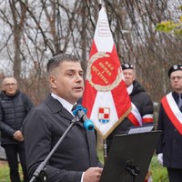 Prezydent Miasta Puławy podczas przemówienia